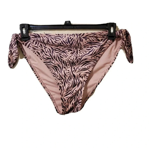 Xhilaration Xlarge Animal Print Side-Tie Bikini Bottom Swim Wear Womens New - Picture 1 of 2